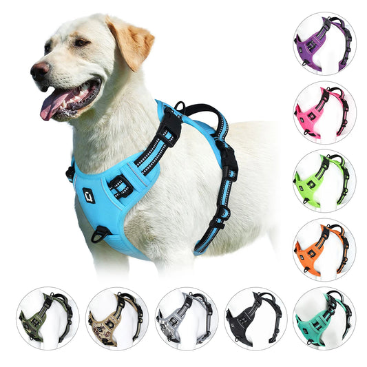 Harnais Anti-Traction Ergonomique pour Chien — Confort & Sécurité Maximale
