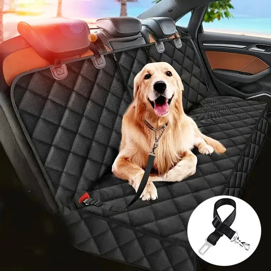 Housse de Siège Auto Imperméable pour Chien — Protection Complète de ta Voiture
