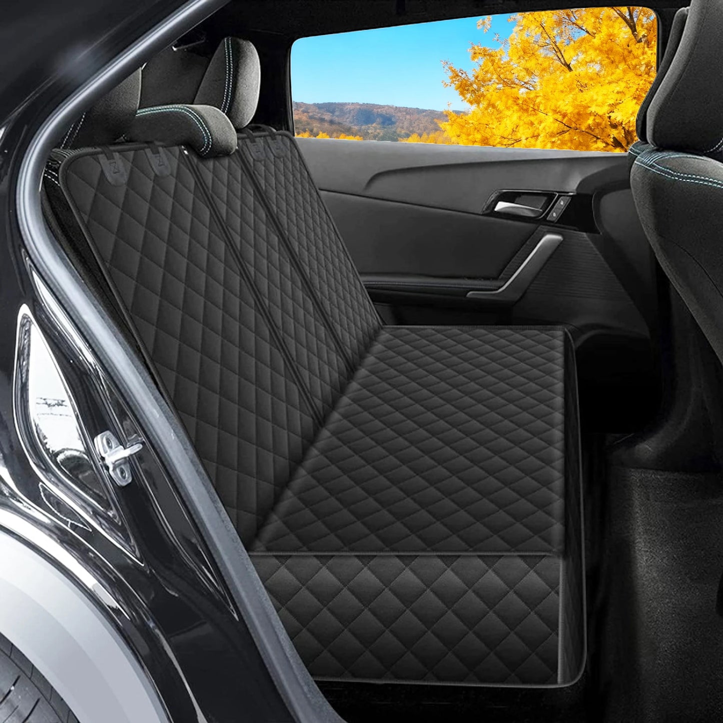 Housse de Siège Auto Imperméable pour Chien — Protection Complète de ta Voiture
