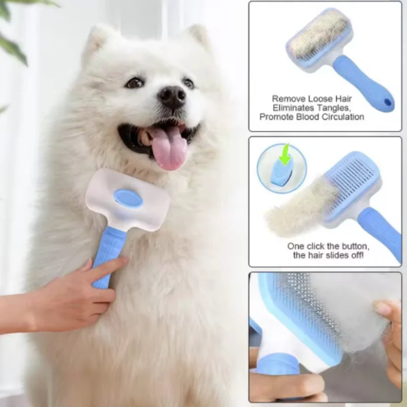 Brosse Auto-Nettoyante pour Chien 