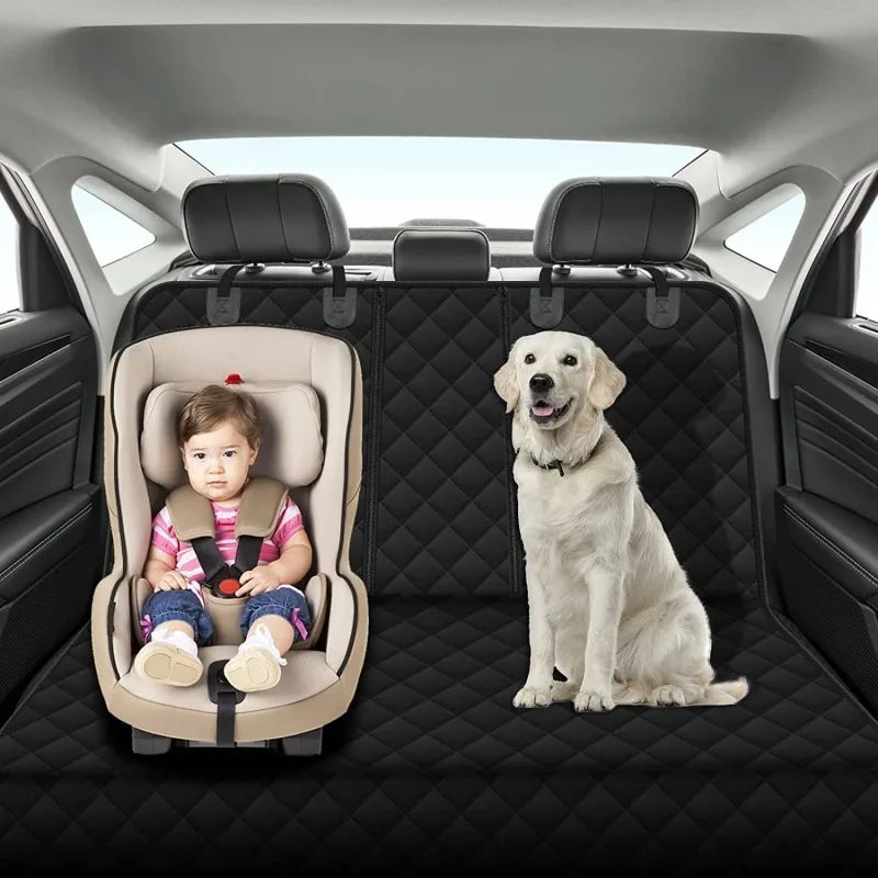 Housse de Siège Auto Imperméable pour Chien — Protection Complète de ta Voiture