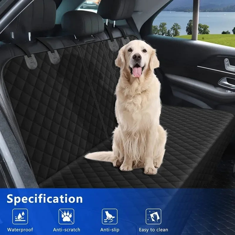 Housse de Siège Auto Imperméable pour Chien — Protection Complète de ta Voiture